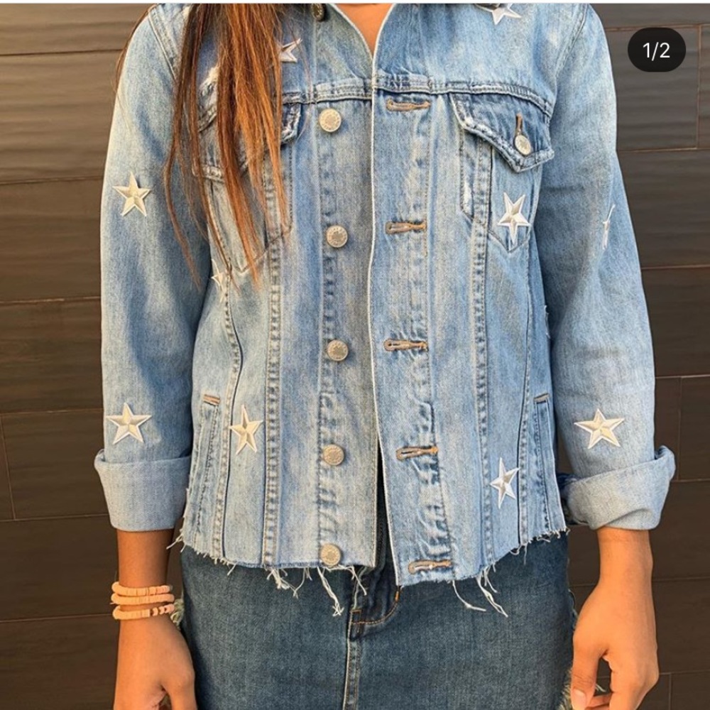 Star jeans jacket